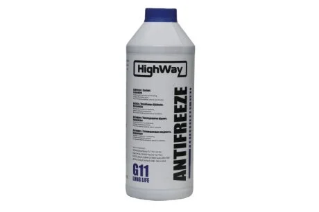 Антифриз ANTIFREEZE G11 концентрат синий 1,5л HighWay 10026