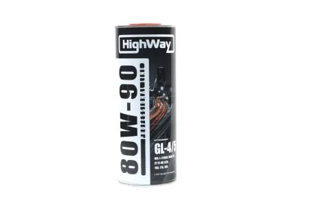Масло трансмиссии. 80W-90 GL-4/5 мин (Канистра 1л) HighWay 10118