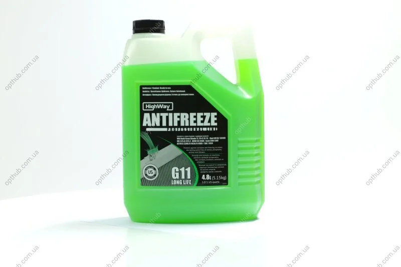 Антифриз ANTIFREEZE-40 LONG LIFE G11 (зеленый) 4,8л C.I.U HighWay 10126 (фото 1)