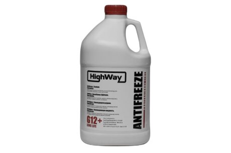 Антифриз ANTIFREEZE G12+ концентрат червоний 3,78л C.I.U HighWay 701492