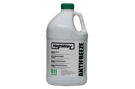 Антифриз ANTIFREEZE G11 концентрат зелений 3,78л C.I.U HighWay 701493