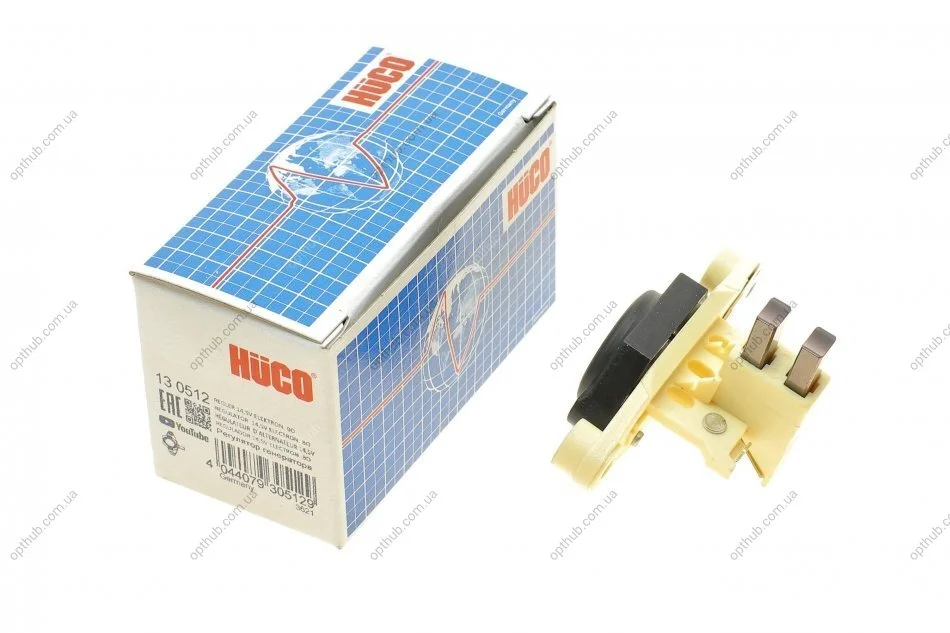Реле генератора (14.5V) BMW/Fiat/Ford/MB/Opel/Volvo/VW (HÜCO) (opt-om) HITACHI 130512 (фото 1)