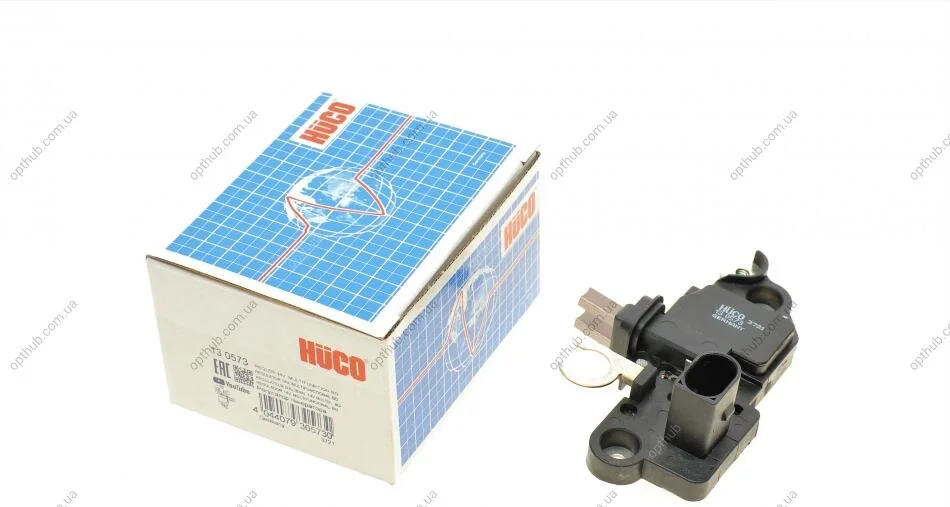 Реле генератора (14.5V) VW T5/Caddy/Crafter 03- (Bosch) (HÜCO) UA63 HITACHI 130573 (фото 1)