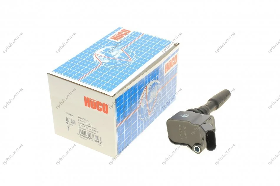 Котушка запалювання VW Caddy/Skoda Octavia 1.0-1.4TSI 12- (HÜCO) UA63 HITACHI 133894 (фото 1)
