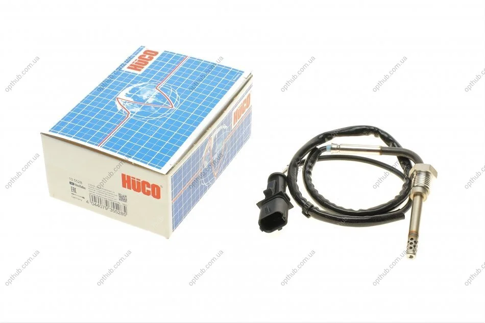 Датчик температури ВГ Fiat Doblo/Opel Combo 1.6 D/CDTI 10- (HÜCO) (opt-om) HITACHI 135528 (фото 1)