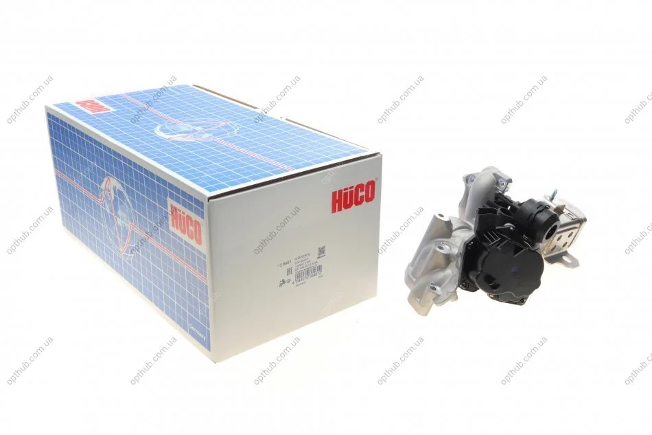 Радіатор рециркуляції ВГ з клапаном EGR Citroen Jumpy/Peugeot Expert 2.0 HDi 10- (HÜCO) (opt-om) HITACHI 138461 (фото 1)