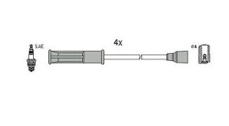 Комплект кабелів високовольтних Huco 134516