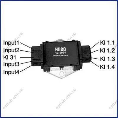 Комутатор AUDI 1.8 T 95- -ua Huco 138055 (фото 1)