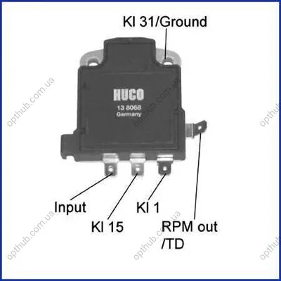 Комутатор Huco 138068 (фото 1)
