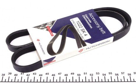Ремень генератора (поликлиновый) HUTCHINSON 1022 SK 4