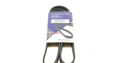 Ремінь генератора Peugeot 301 1.6 VTi 12-17 (opt-om) HUTCHINSON 1055 K 6