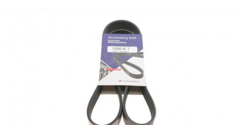 Ремінь генератора Volvo V60 2.4 Hybrid 12-18 (7PK1090) (opt-om) HUTCHINSON 1090 K 7