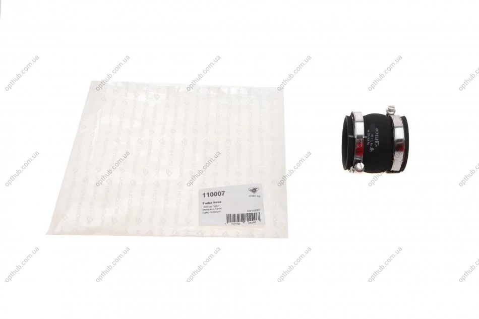 Патрубок інтеркулера Citroen Belingo/Peugeot Partner 1.6HDi 05- (opt-om) HUTCHINSON 110007 (фото 1)