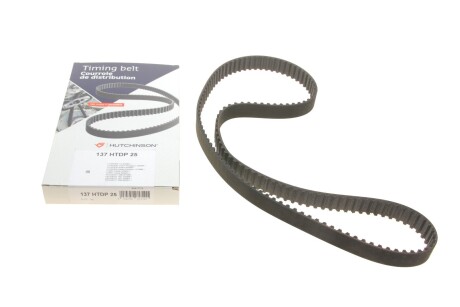 Ремінь ГРМ Citroen Berlingo/Peugeot Partner 1.6HDI (137x25) (opt-om) HUTCHINSON 137 HTDP 25