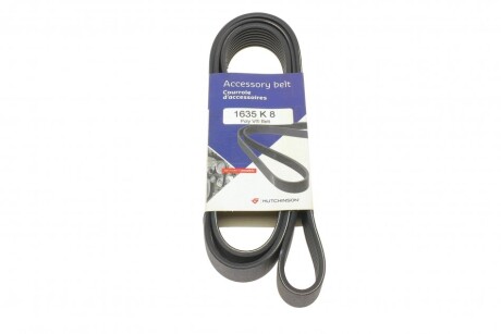 Ремінь генератора MB Atego 3 13- (opt-om) HUTCHINSON 1635 K 8