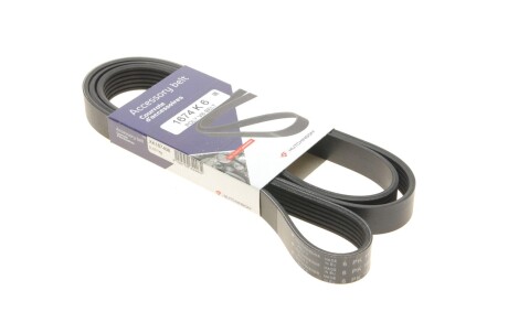 Ремінь генератора Fiat Scudo 1.9D/Ford Escort 1.6/1.8i (6PK1674) UA63 HUTCHINSON 1674 K 6