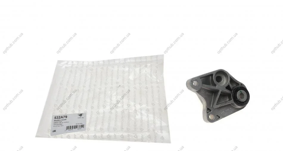 Подушка двигуна (задня/нижня) Ford Focus II/III 1.4/1.6 04- (opt-om) HUTCHINSON 532A79 (фото 1)