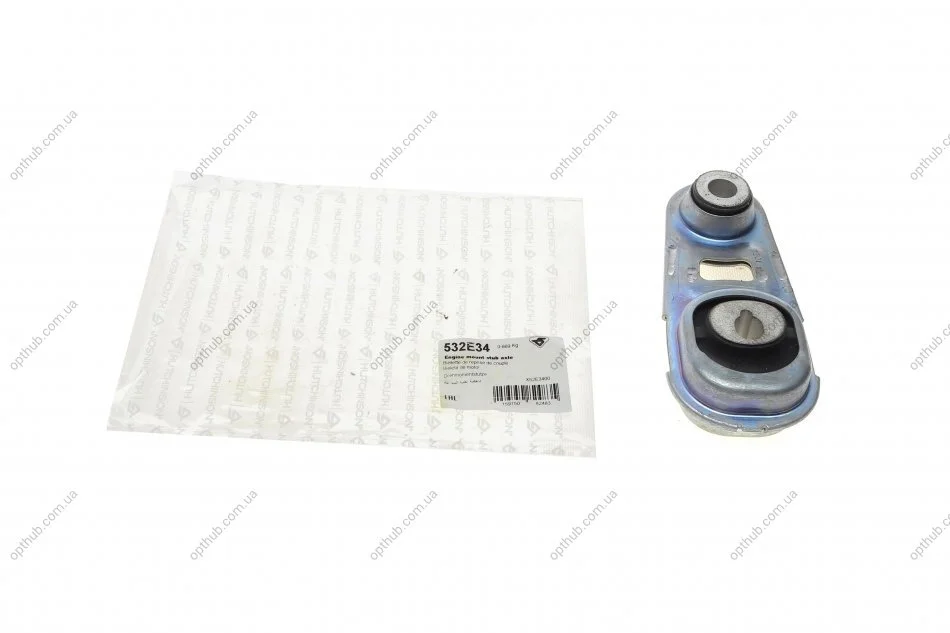 Подушка двигуна (задня) Renault Megane IV/Scenic IV/Kadjar 1.5dCi/1.6dCi/1.2TCe 15- (косточка) (opt-om) HUTCHINSON 532E34 (фото 1)