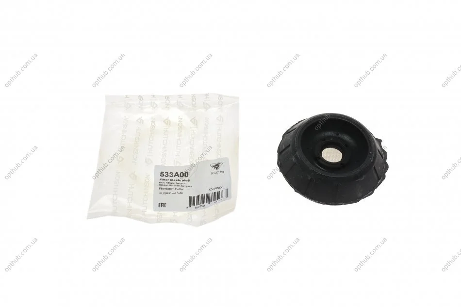 Опора стійки амортизатора Peugeot 107/Citroen C1/Toyota Aygo 1.0/ 1.4HDi (05-) Hutchinson HUTCHINSON 533A00 (фото 1)
