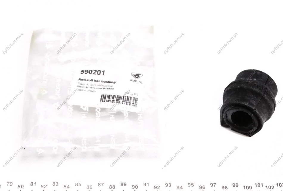 Втулка стабілізатора (переднього) Citroen Berlingo/Peugeot Partner 1.6 HDi 08- (d=25mm) UA63 HUTCHINSON 590201 (фото 1)