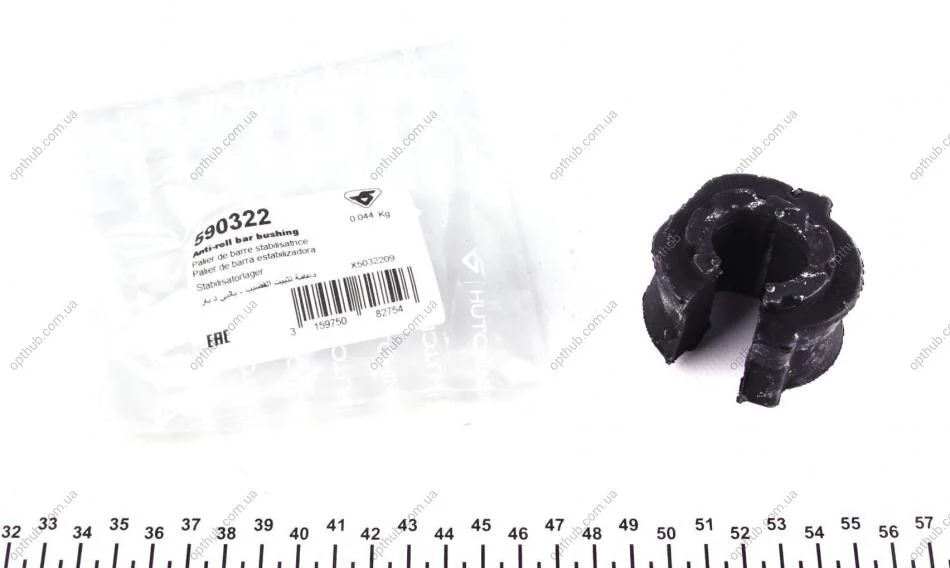 Втулка стабілізатору Citroen Nemo/Peugeot Bipper/Fiat Qubo, Fiorino (08-19) Hutchinson HUTCHINSON 590322 (фото 1)