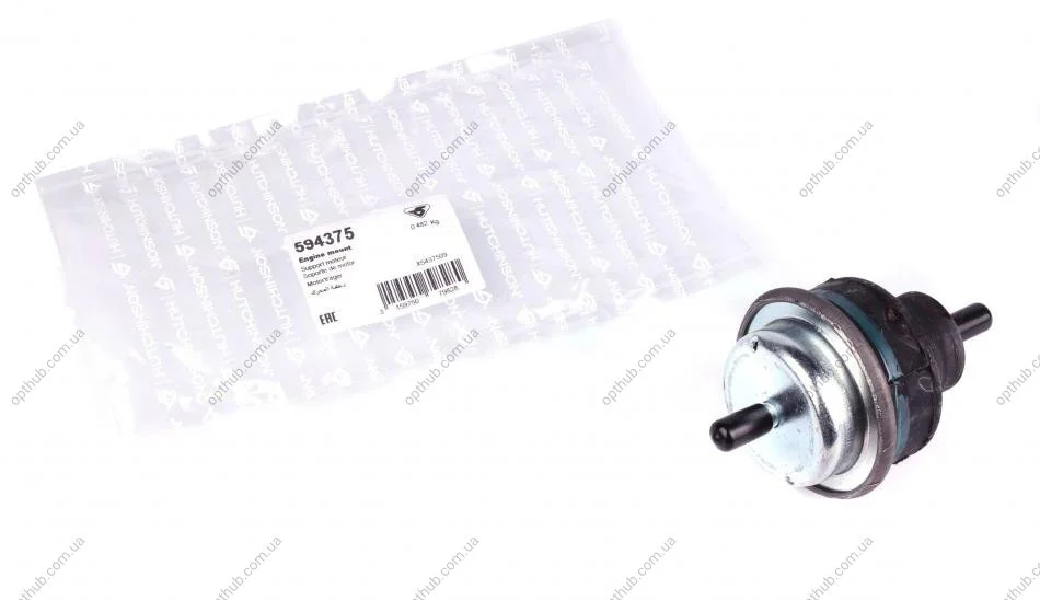 Подушка двигуна (R) Citroen Berlingo/Peugeot Partner 1.6 16V/1.6HDI 00- UA63 HUTCHINSON 594375 (фото 1)