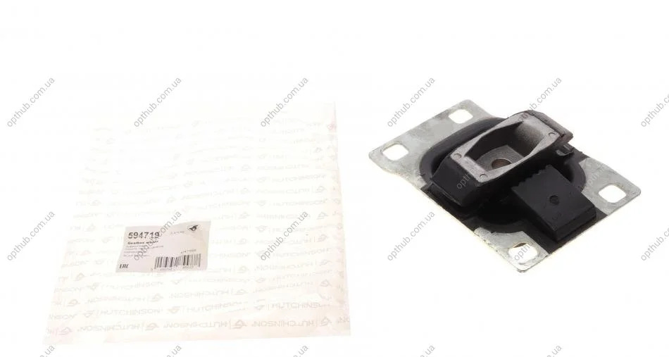 Подушка КПП Ford Connect 1.8TD 02- (L)(замінено 538401) (opt-om) HUTCHINSON 594719 (фото 1)