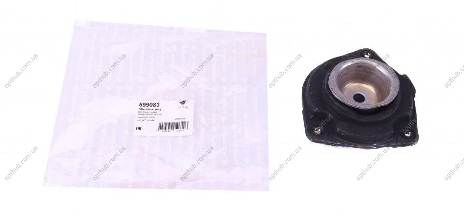 Опора стійки амортизатора Nissan Micra/Renault Clio (03-) Hutchinson HUTCHINSON 599083 (фото 1)