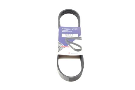 Ремінь генератора (поліклиновий) HUTCHINSON 722 K 6