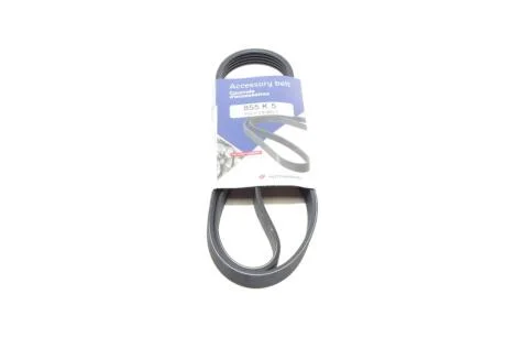Ремінь генератора Honda Jazz III/Civic IX 1.4 09- (5PK855) (opt-om) HUTCHINSON 855 K 5