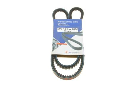 Ремінь генератора Mazda 323 2.0D/Land Rover/Honda Legend I 2.5i 85-99 (opt-om) HUTCHINSON AV 10 LA 1050