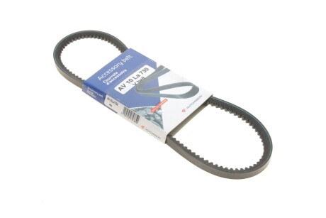 Ремінь генератора VW Golf/Jetta/Passat 83-97 (10X730) (opt-om) HUTCHINSON AV 10 La 730