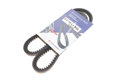 Ремінь генератора VW Golf II/VW Passat B3/B4/Audi 80/100 1.6/1.8/2.0 (10x950) (opt-om) HUTCHINSON AV 10 La 950