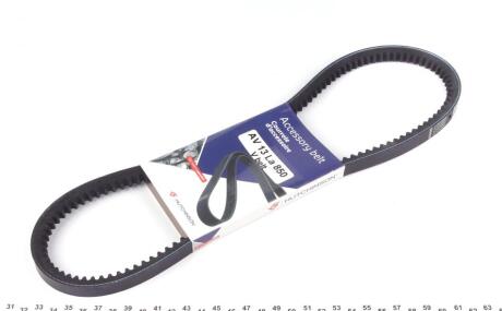 Ремінь генератора (клиновий) HUTCHINSON AV 13 LA 850