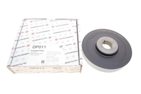 Шків колінвалу Citroen/Fiat/Peugeot 1.9D/2.0HDi (6PK) UA63 HUTCHINSON DP011