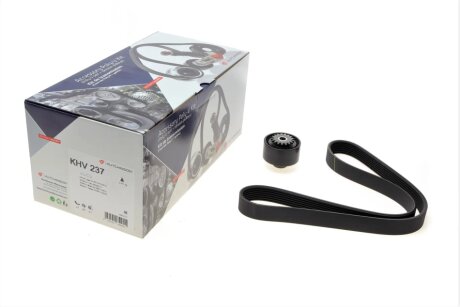Комплект ремня генератора Renault Clio/Twingo 1.2i 05-/Dacia Sandero 1.2 12- (7PK1036) (opt-om) HUTCHINSON KHV 237