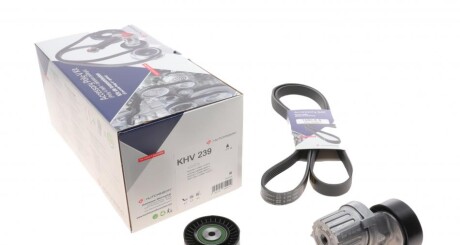 Комплект ременя генератора Audi A4/A6/Q5 2.0 TDI 05-15 (6PK1580) (opt-om) HUTCHINSON KHV 239