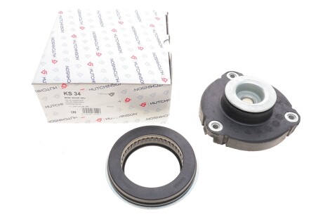 Подушка амортизатора (переднього) + підшипник (FAG) Skoda Fabia/Roomster/VW Fox/Polo 1.0-2.0 95- UA63 HUTCHINSON KS 34