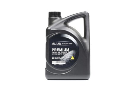 Олива моторна Mobis Premium Gasoline 5W-20 API SL, ILSAC GF-3, 05100-00421 (Каністра 4л) Hyundai/Kia/Mobis 0510000421