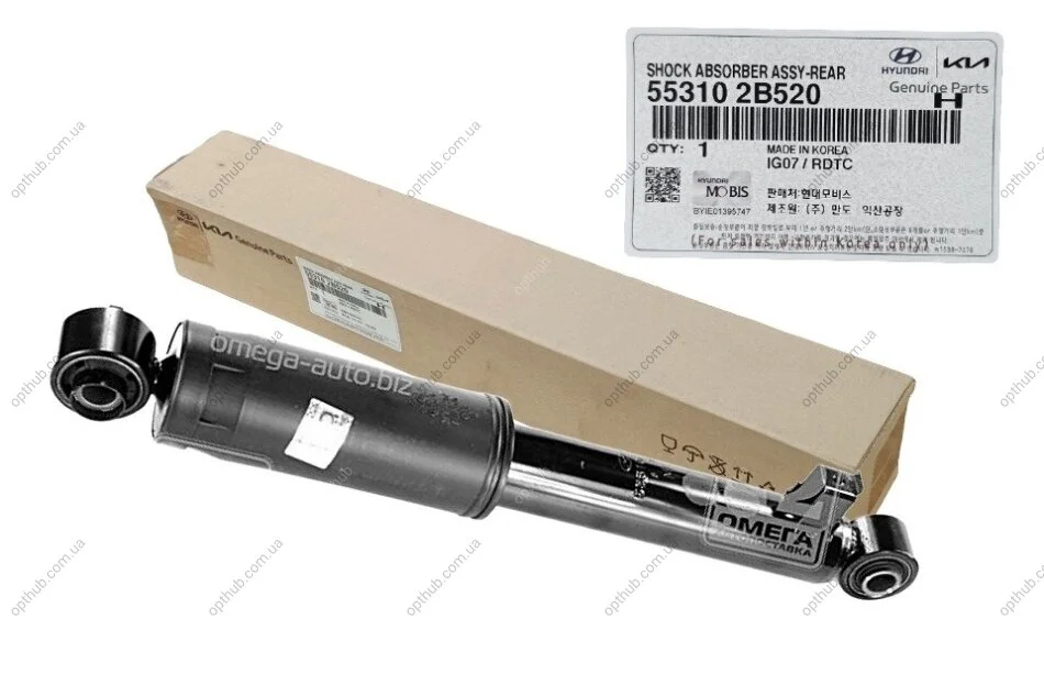 Амортизатор підвіски задній CM10/Santa Fe (09-) / Sorento (09-) (55310-2B520) Mobis Hyundai/Kia/Mobis 553102B520 (фото 1)