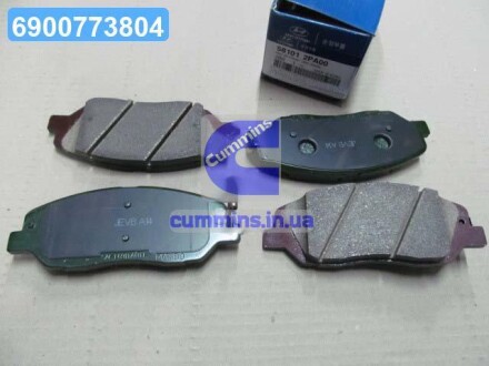 Колодки гальмівні дискові передні Hyundai Santa Fe 10-/Kia Sorento 09- (Mobis) Hyundai/Kia/Mobis 581012PA00