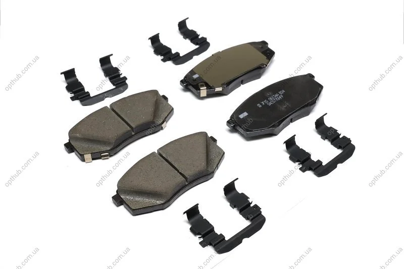 Колодки гальмівні передні Sonata (14-, 17-) (58101-D4A00) Mobis Hyundai/Kia/Mobis 58101D4A00 (фото 1)