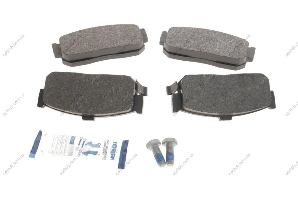 Колодки гальмівні (задні) Nissan Almera/Maxima 95-00/Primera 90-98/Sunny 90-95/Infiniti I30 97 UA63 ICER 140914-700 (фото 1)