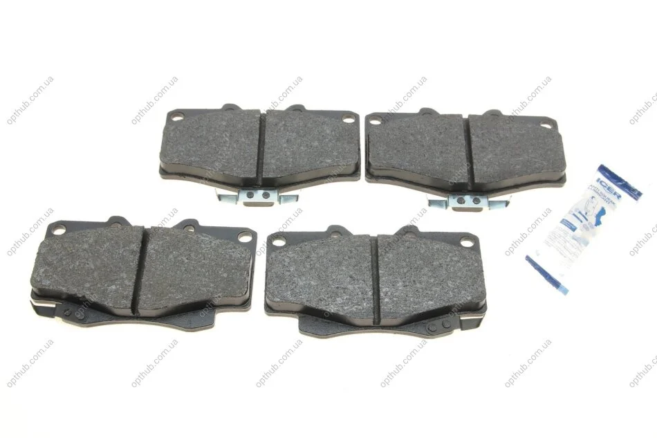 Колодки гальмівні (передні) Toyota Land Cruiser/4Runner 84-01/Hilux 83-05/Great Wall Safe F1 06-09 UA63 ICER 141007 (фото 1)