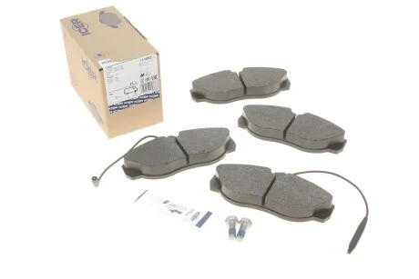 Колодки гальмівні (передні) Citroen Jumper/Fiat Ducato/Peugeot Boxer 94-02 (+датчики L=200mm) UA63 ICER 141053-700