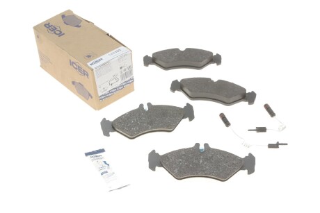 Колодки гальмівні (задні) MB Sprinter (901,902) 208-216 95-06 (мала/+датчики) UA63 ICER 141102