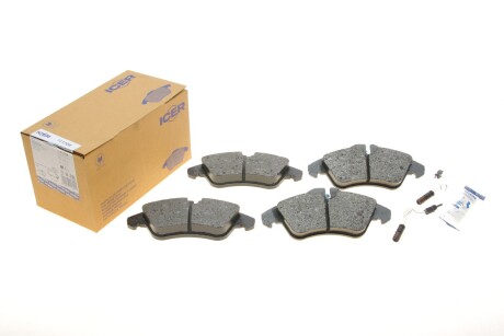 Колодки гальмівні (передні) MB Sprinter (901-904) 208-416 95-06/Vito (W638) 96-03 (датчики L=210mm UA63 ICER 141104