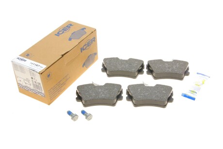 Колодки гальмівні (задні) VW T4 90-03 UA63 ICER 141167-700