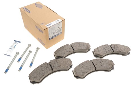 Колодки гальмівні (передні/задні) Iveco Daily II/III/IV/V/VI/Line 89- UA63 ICER 141208