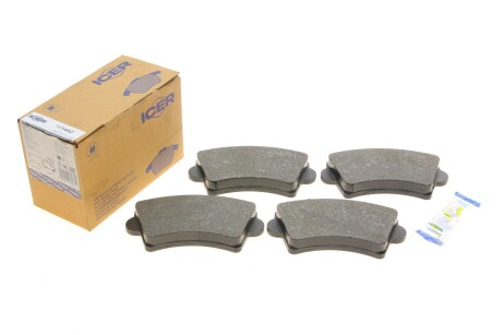 Колодки гальмівні (передні) Renault Master II/Opel Movano 98-/Nissan Interstar 02- UA63 ICER 141442